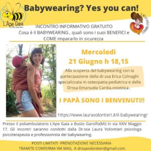Incontro informativo gratuito babywearing
